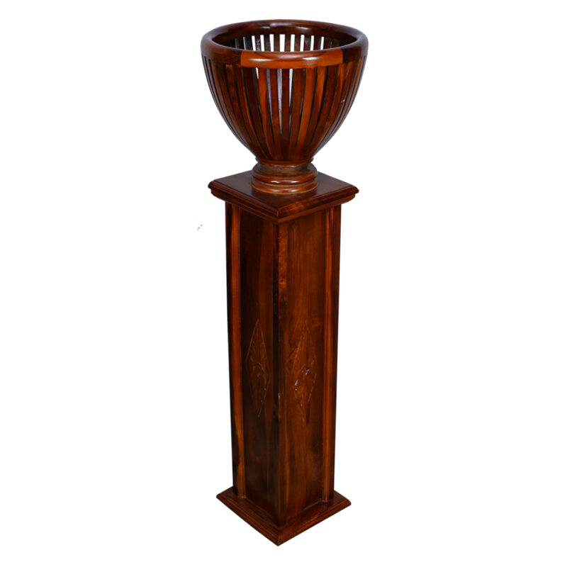 Flower Stand Medium Size in Imported Teak