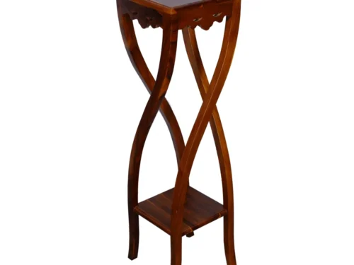 Telephone Stand Square Small Size in Imported Teak
