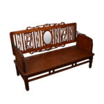 Mirror Swing Bench in Teak Wood