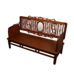Mirror Swing Bench in Teak Wood