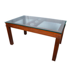 Glass dining table 6 seater 13