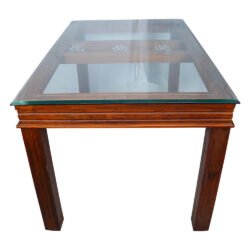 Glass dining table 6 seater 14
