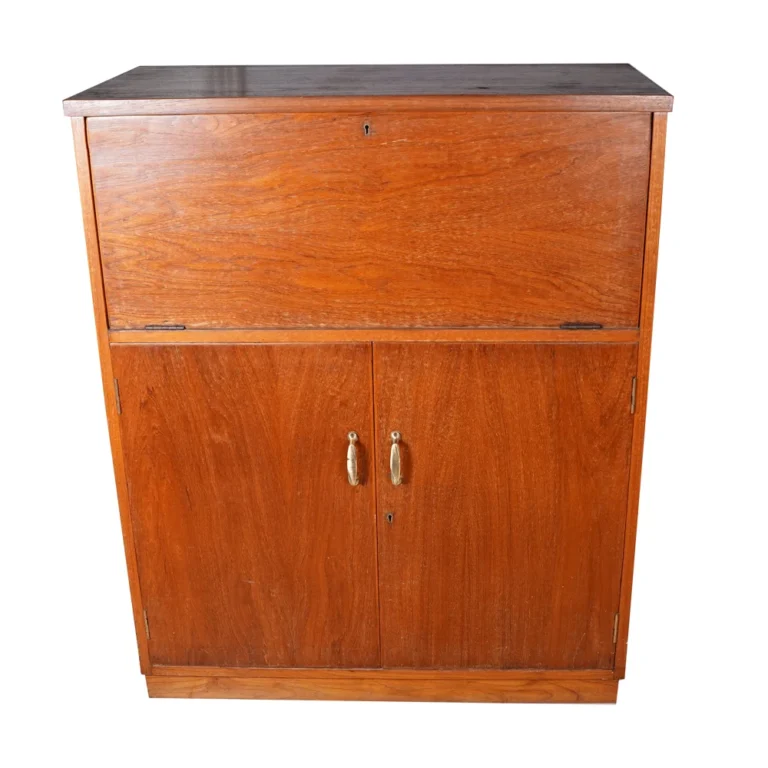 Drop Leaf Shelf Antique in Teak Wood