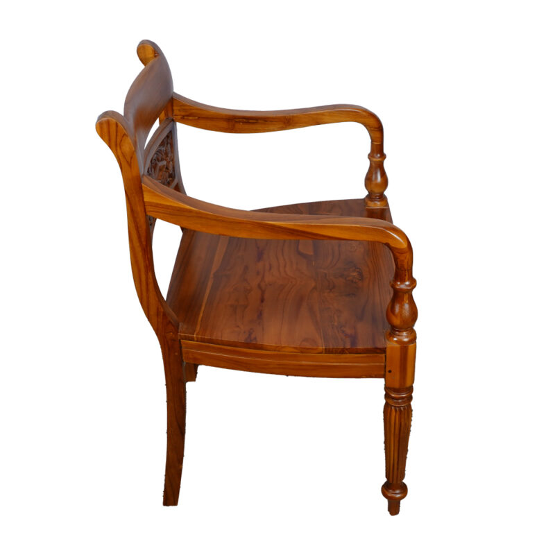 Classic Chair Carved in Teak Wood