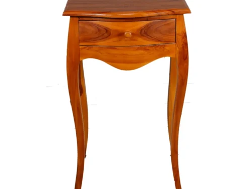 Telephone Stand with 1 Drawer in Teak Wood