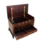 Brass Work Chest Box Large in Rosewood