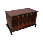 Brass Work Chest Box Large in Rosewood