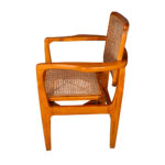 Arm Chair with Cane in Teak Wood