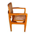 Arm Chair with Cane in Teak Wood