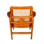 Arm Chair with Cane in Teak Wood