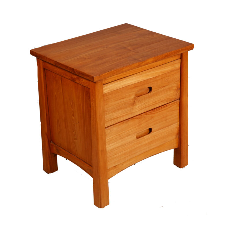 Bedside Table Box Type in Imported Teakwood