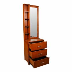 Dressing Table with 3 Drawers in Imported Teak and Plywood