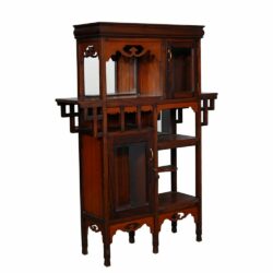 Crockery Shelf (Cabinet) Orient Antique in Rosewood and Teak mix