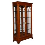 Crockery Shelf Double Door Reaper in Teak Wood
