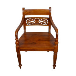 Classic Chair Carved in Teak Wood