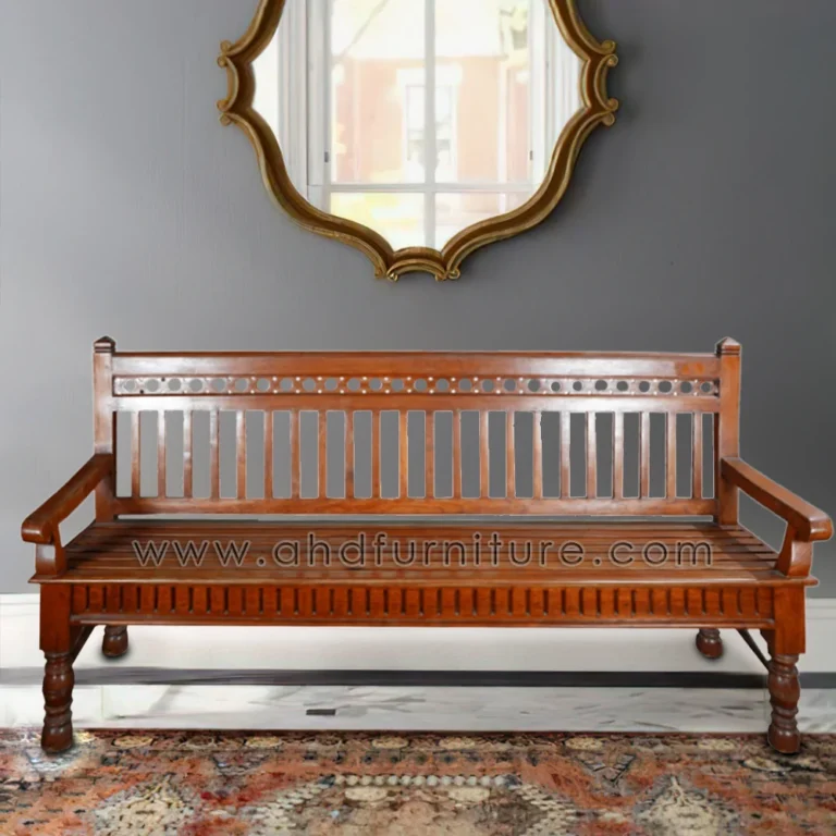 Reaper Antique Bench in Teak Wood