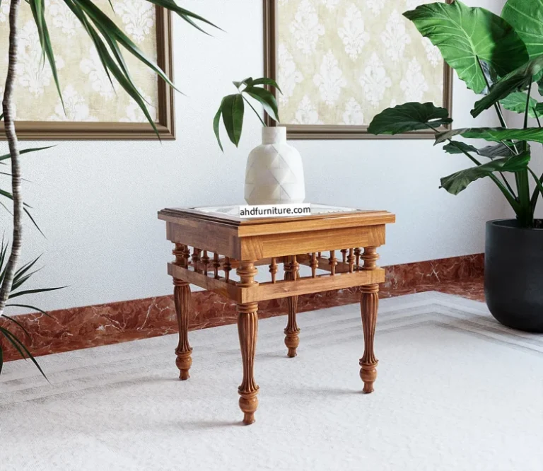 Heritage Teapoy Small in Teak Wood