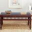 Heritage Teapoy with Glass Top in Rosewood