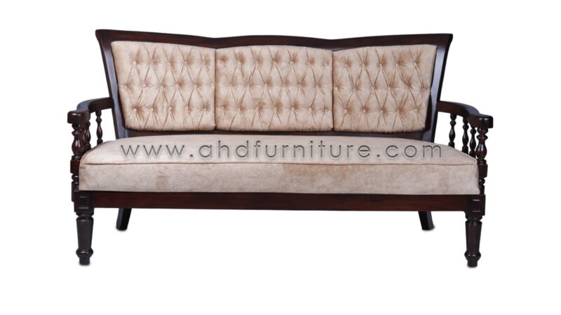 3 Seater Wooden Sofa 6