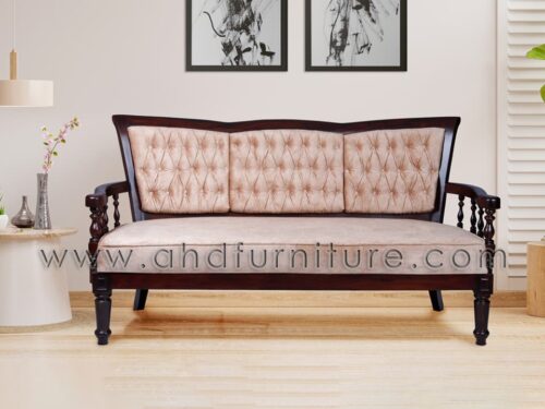 3 Seater Wooden Sofa 7