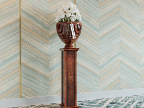 Flower Stand Large Size in Imported Teak