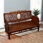 Mirror Swing Bench in Teak Wood