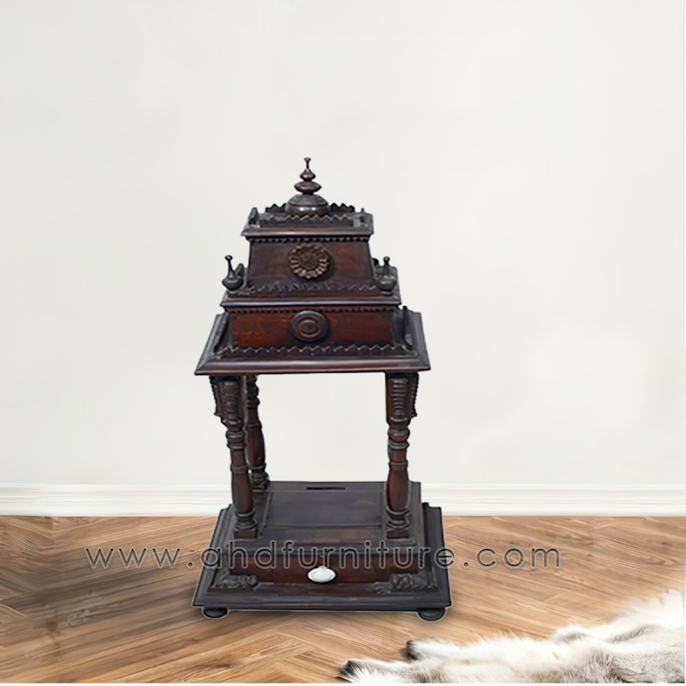 Pooja Stand in Rosewood