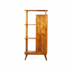 Display Cabinet with Drawers in Imported Teak Wood