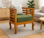 Ring Wooden Sofa Set in Teak Wood 1 Seater (1)