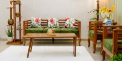 3 Seater Wooden Sofa 19