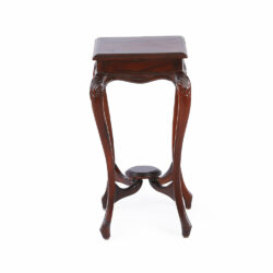 Square Stand Curved Leg in Rosewood