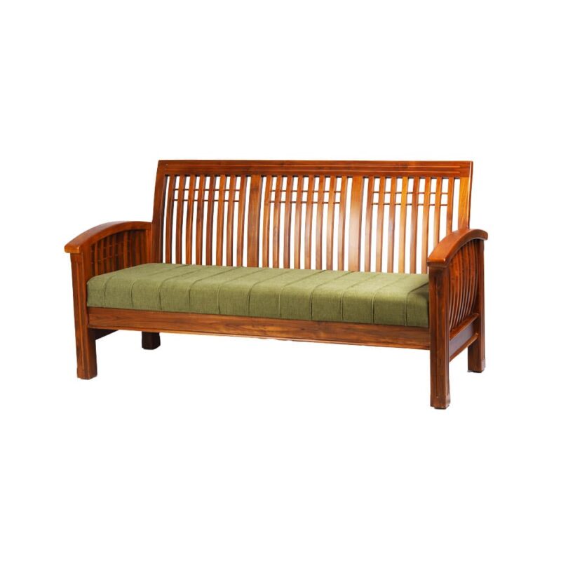 3 Seater Wooden Sofa 9