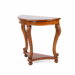 Carved Legs Console Table in Teak Wood