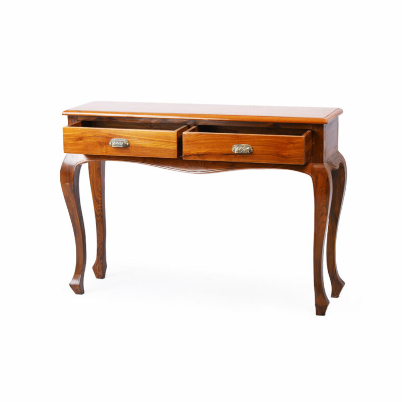 Rectangle Console Table in Teak Wood