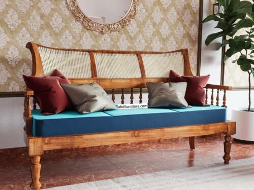 3 Seater Wooden Sofa 60