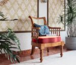 Arabian Sofa 1 Seater In Teak Wood