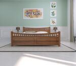 N4 King Size Bed in Teak Wood - Image 2