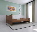 N4 King Size Bed in Teak Wood - Image 3