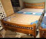 N4 Queen Size Bed in Teak Wood