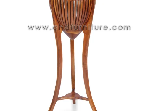Flower Stand Basket 3 Legs Large Size in Imported Teak
