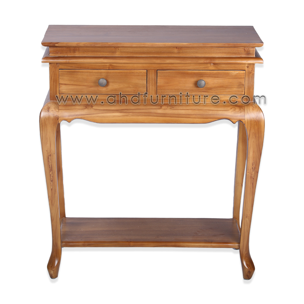 Small Rectangle Console Table in Imported Teak