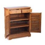 Hector Shoe Rack in Imported Teak