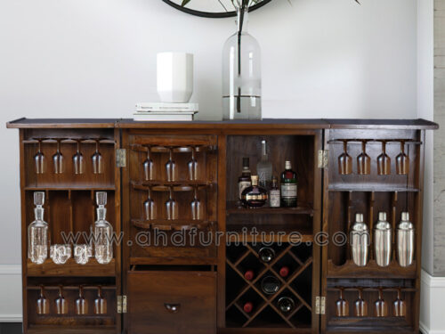 Restro Bar cabinet in Teakwood