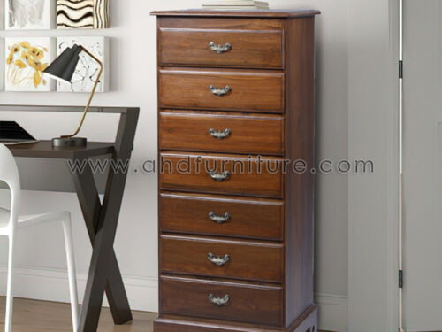 Traditional Wooden File Cabinet in Teakwood