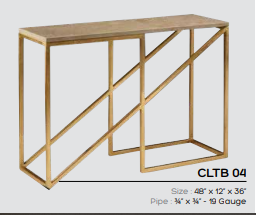 Metal Console Table CLTB 4