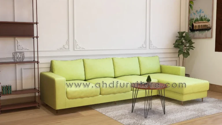 Lara L Shape Fabric Sofa Set