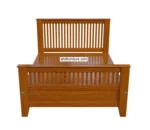 Panama Queen Size Bed in Teak Wood