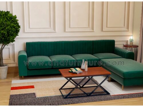 Royal L Shape Fabric Sofa Set