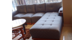 Monaco L Shape Leather Sofa Set
