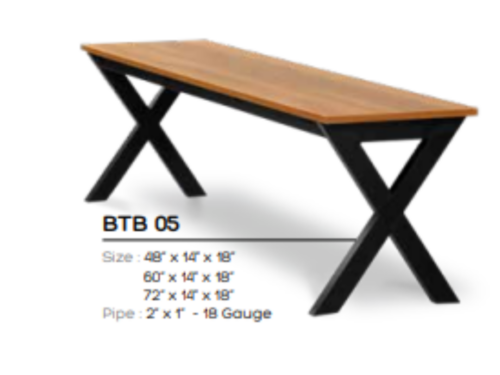 Metal Dining Bench BTB 05 A